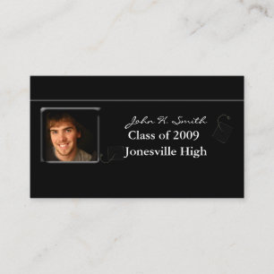 Senior profielkaart met uw foto's visitekaartje