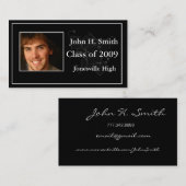 Senior profielkaart met uw foto's visitekaartje (Voorkant / Achterkant)