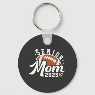 Senior Proud Mom 2025 Fantasy Football Afstuderen Sleutelhanger