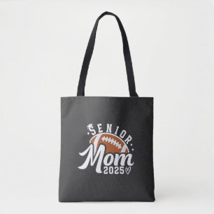 Senior Proud Mom 2025 Fantasy Football Afstuderen Tote Bag