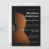Senior recital gitaarmuziekconcert Modern Kaart (Voorkant)