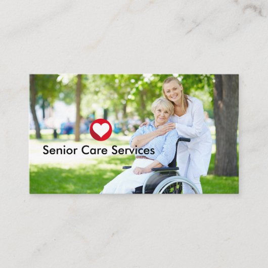 Senior Services Thema Visitekaartje (Voorkant)
