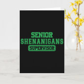 Senior Shenanigans Shenanigans Supervisor Coördina Kaart (Gele Bloem)