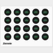 Senior Shenanigans Supervisor Coordina Ronde Sticker (Vel)