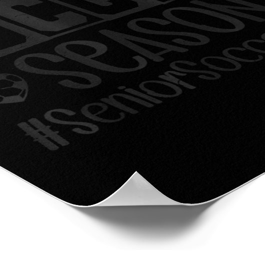 Senior Soccer Mom Last Season Cl Of 2026 Graduatio Poster (Hoek)