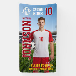Senior Soccer Player Photo Football Field Spandoek