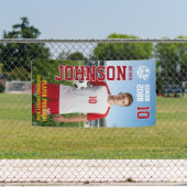 Senior Soccer Player Photo Football Field Spandoek (Insitu)