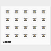Senior Softll Cl van 2026 Crew Softll Senior Night Ronde Sticker (Vel)