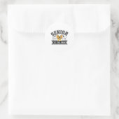 Senior Softll Cl van 2026 Crew Softll Senior Night Ronde Sticker (Tas)