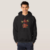 Senior Software Engineer Getatoeëerde Schedel & Ro Hoodie (Voorkant volledig)