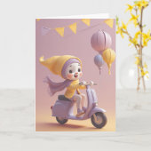 Senior Speedster's Birthday Kaart (Gele Bloem)