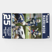 Senior Sport Lacrosse Outdoor Banner (Horizontaal)
