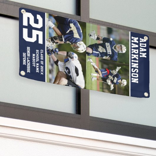 Senior Sport Lacrosse Outdoor Banner (Buitenkant Gebouw)