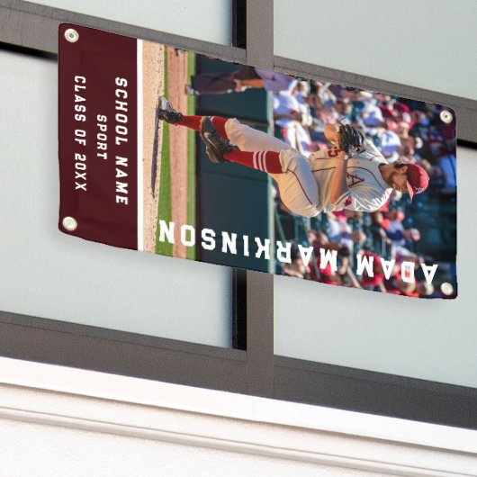 Senior Sport Softbal Outdoor Basic Banner (Buitenkant Gebouw)