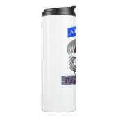 Senior Steel Jump Wings met Airborne Tab & Beret Thermosbeker (Gedraaid links)