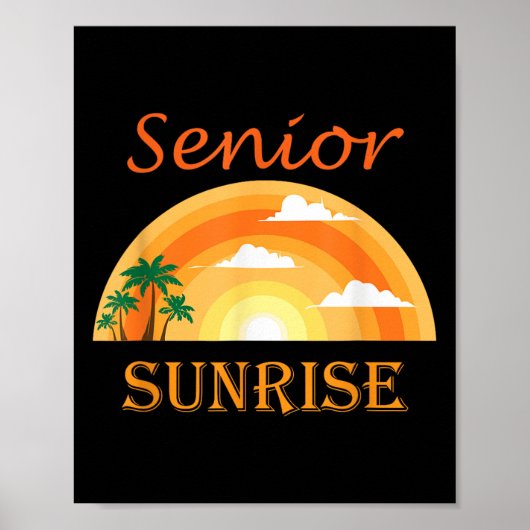 Senior Sunrise 2026 Afstuderen Day Trots CL van 26 Poster (Voorkant)