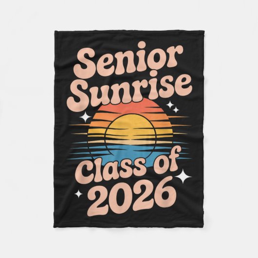 Senior Sunrise 2026 High School 12e twaalfde klas Fleece Deken (Voorkant)