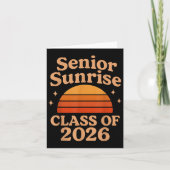 Senior Sunrise 2026 High School 12e twaalfde klas Kaart (Voorkant)