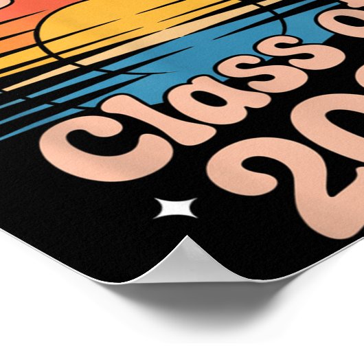 Senior Sunrise 2026 High School 12e twaalfde klas Poster (Hoek)