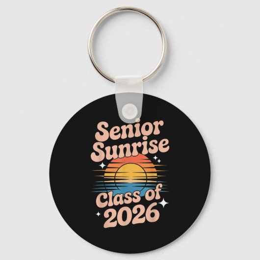 Senior Sunrise 2026 High School 12e twaalfde klas Sleutelhanger (Voorkant)