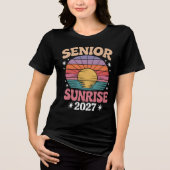 Senior Sunrise 2027 Dames Tri-Blend T-shirt (Voorkant)