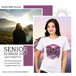 Senior Sunrise 2027 Dames Tri-Blend T-shirt