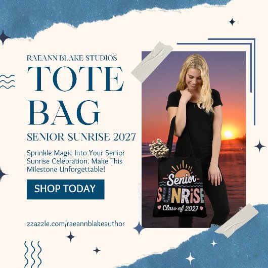 Senior Sunrise 2027 Herdenkingstas Tote Bag
