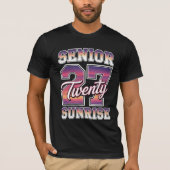 Senior Sunrise 2027 Heren Tri-Blend T-shirt (Voorkant)