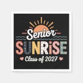 Senior Sunrise 2027 Papieren Servetten (Voorkant)