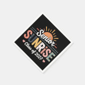 Senior Sunrise 2027 Papieren Servetten (Hoek)