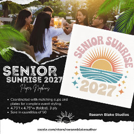 Senior Sunrise 2027 Papieren Servietten Servet