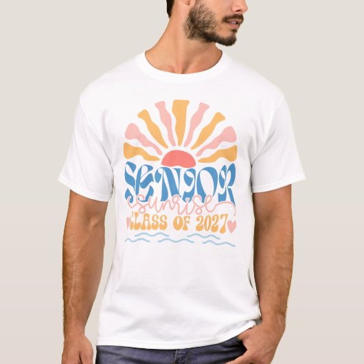 Senior Sunrise Klas van 2027 Shirt (Voorkant)