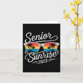 Senior Sunrise Shirten 2025 Senioren Shirt van CL  Kaart (Gele Bloem)