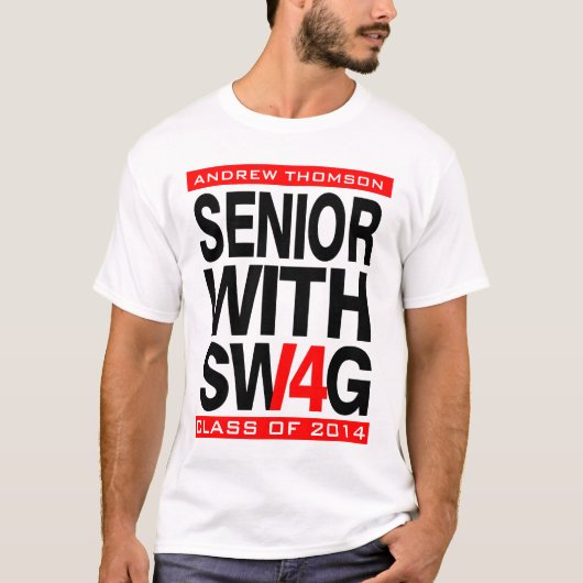 Senior Swag Class of 2014 Senior T-Shirt (Voorkant)