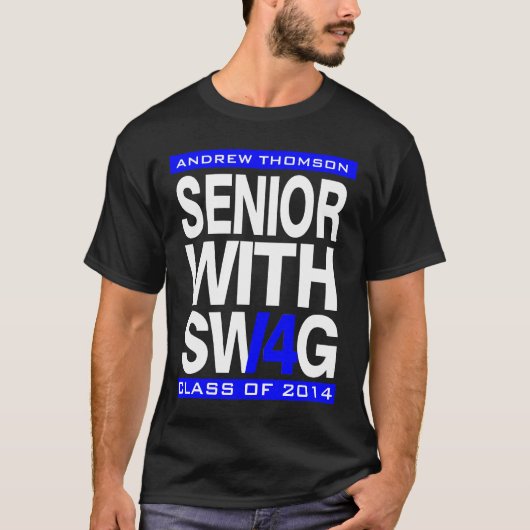 Senior Swag Class of 2014 Senior T-Shirt (Voorkant)