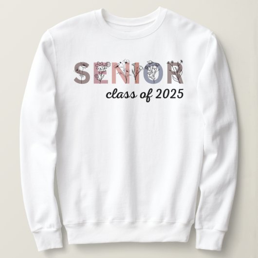 Senior Sweatshirt, Klasse van het Sweatshirt van 2 (Design voorkant)