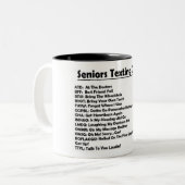 *SENIOR TEXE* FUN EN GEWELDIGE KOFFIE MOK (Voorkant links)