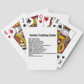 **SENIOR TEXTING FUN** SPELKAARTEN SPEELKAARTEN (Achterkant)