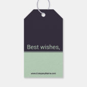 Senior Thuiszorg Aangepast dank u Cadeau Labels Cadeaulabel (Achterkant)