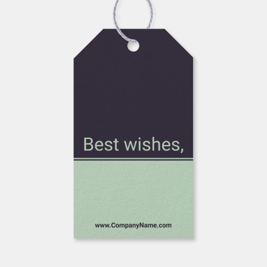 Senior Thuiszorg Aangepast dank u Cadeau Labels Cadeaulabel (Achterkant)