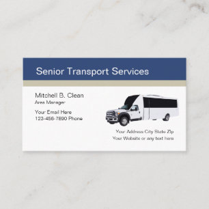 Senior Transport Diensten Visitekaartje