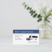 Senior Transport Services Visitekaartje (Staand voorkant)