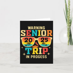 Senior Trip 2025 Waarschuwing in uitvoering Afstud Kaart