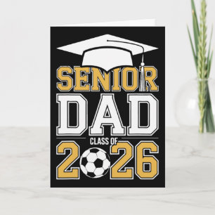 Senior Vader Cl Van 2026 Afgestudeerd Voetbal 2026 Kaart