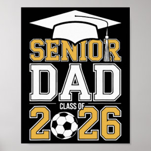 Senior Vader Cl Van 2026 Afgestudeerd Voetbal 2026 Poster