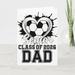 Senior Vader Cl Van 2026 Voetbal Drip Melt Afstude Kaart