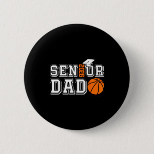 Senior vader klas van 2026 basketbal vader afstude ronde button 5,7 cm
