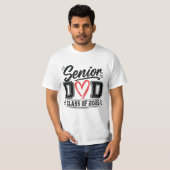 senior vader klas van 2026 t-shirt (Voorkant volledig)