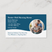 Senior verpleeghuis medische Visitekaartjes (Voorkant)