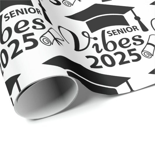 Senior Vibes 2025 Cadeaupapier (Rol Hoek)